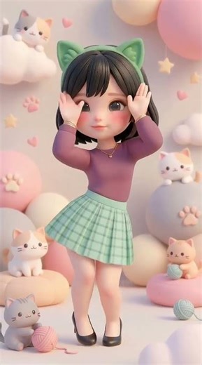 soft Paws little kitty 🐈#CartoonDance#AnimatedDance#3DAnimation#DanceVideo#CuteDance#trending #cats