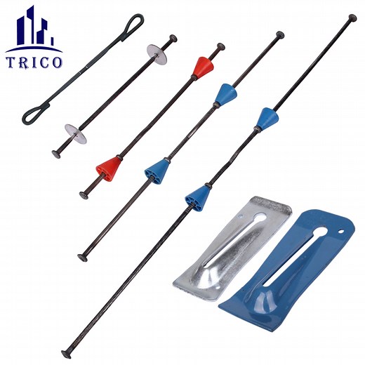 Concrete forming snap tie and  Jahn A/C Bracket