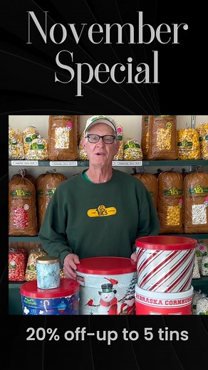 4.6K views · 54 reactions |  Vic’s Corn Popper November Special!  ✨ All popcorn tins 20% OFF!  Fill them with any flavor you love — mix & match your favorites!  Perfect gifts for family, friends, teachers & coworkers. 5️⃣ Limit 5 tins per order  Call and pay now, then pick up anytime — even in December! | Vic's Corn Popper | Facebook