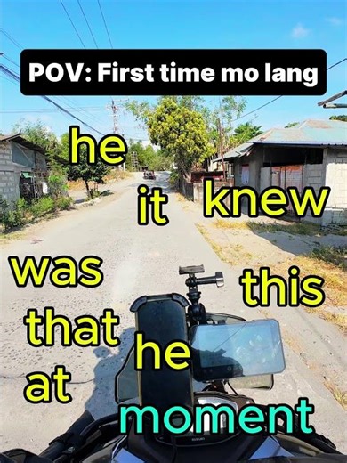 POV: first time mo lang