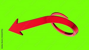 arrow design element The icon design is simple and easy to use because it uses a green screen.