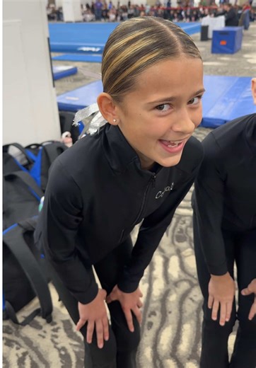 Pre meet fun with the level 4 girls. #futureflipz #gymnastics #junglegyminvitational #competetion