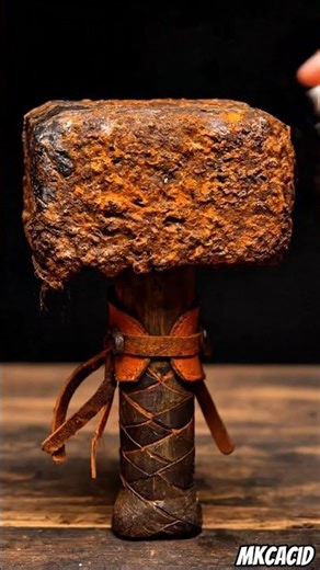 This Rusty Thor Hammer Was Destroyed… Now It’s PERFECT! 🔨⚡ ASMR | Satisfying ASMR |#asmr #marvel