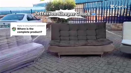 Replying to @sino_myeni 🔥 The Jefferson Sleeper Couch – NOW ONLY R999 🔥 🛋️ Stylish • Durable • Perfect for any home • Array of colours ⚡ LIMITED STOCK – Once it’s gone, it’s gone! ⚡ 📲 Place your order TODAY! 082 290 2910 T & C’s apply #fypシ゚ #BigDeal #SleeperCouch #LimitedOffer #furnitureplug