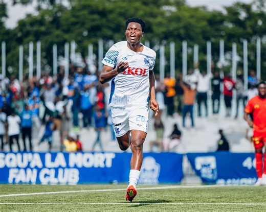 Rayon Sports' Tambwe Gloire against Al Merrikh SC 💙🎯 #RwandaPremierLeague #RPL2026 | Rwanda Premier League