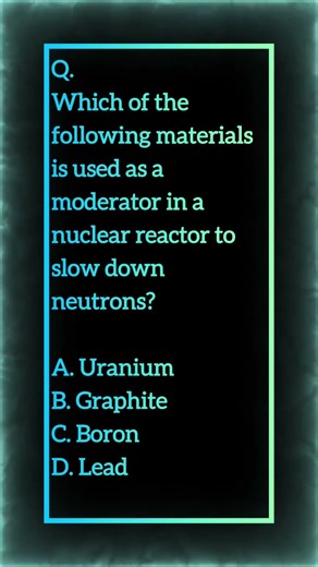 //Comment Answer// #physics#explore#science#nuclear#reactor#neutron#graphite#moderator#material#slow