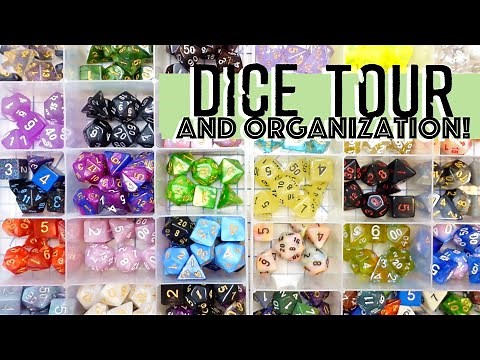 D&D Dice Tour & Organization (my complete collection!)