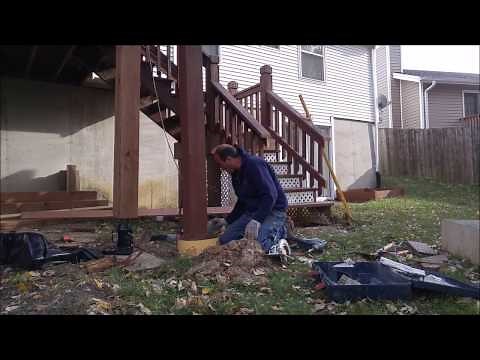 How to Replace a Deck Pier