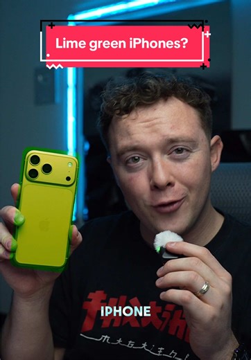 You Can Now Buy Lime Green iPhone 17 Pro Max… wait until the end 🍏 #iPhone17ProMax #LimeGreeniPhone #AppleNews #iPhone17 #AppleFans