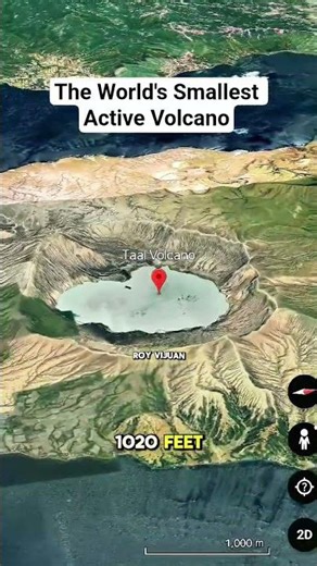 The World's Smallest Active Volcano.