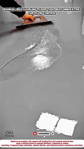 Manual Self Leveling Floor Tool Best innovative for Flow Control