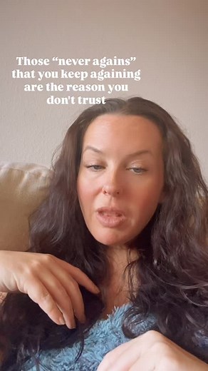 You build trust with yourself the same way you build it with anyone...