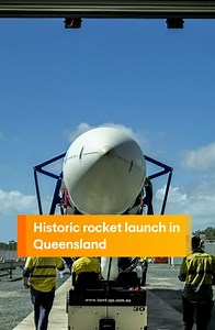 The first Australian orbital rocket launch in 50 years is set to take off today. #rocketlaunch #rocket #space #orbitalrocket #australianspaceprogram #queensland #sunriseon7 WATCH SUNRISE FOR MORE | @7plus ☀️ | Sunrise