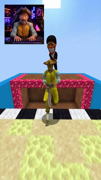 Verity 💛 x Backroom Nextbots 🏆🤯| Sky fall challenge P.2 ☁ 🙀 #minecraft #verity #backrooms
