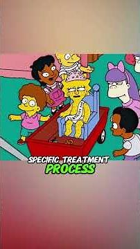 Maggie was isolated because she had chickenpox. #anime #animerecap #TheSimpsons