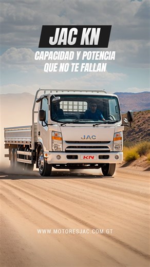 Potencia y capacidad en un solo camión: eso es el JAC KN. Un aliado que no te hace elegir entre fuerza y rendimiento. 📲 Descubre más en: www.motoresjac.com.gt/vehiculos-jac/jac-camiones o llámanos al 2491-6040 #JACGuatemala #SomosJAC #RespaldoCODACA | JAC Motors Guatemala