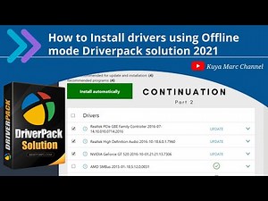 How to install Drivers using driverpacks solution, Offline Mode 2021 (Step by step)