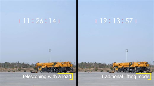 🚧 Tech highlight of our G2 series crane: Lift loads efficiently with the telescopic arm extended or retracted! Before: 11:26:14 After: 19:13:57 Lifting efficiency: Up by 30%-50% See it in action! #XCMG #SolidtoSucceed #Lifting #XCMGproduct | XCMG Group