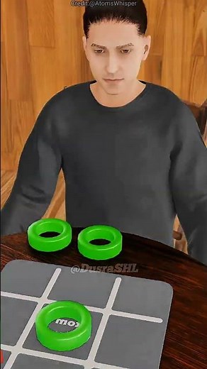 ⚡ “Tic Tac Toe Secret Move!”#shorts