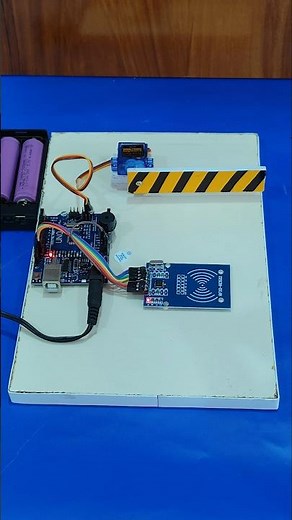 RFID gate opening project Arduino best for college school #project #school #college #diy