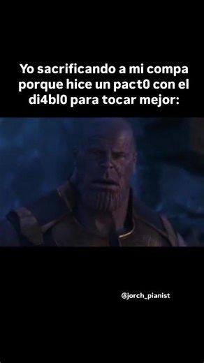 Yo sacrificando a mi compa por el bien de la trama: