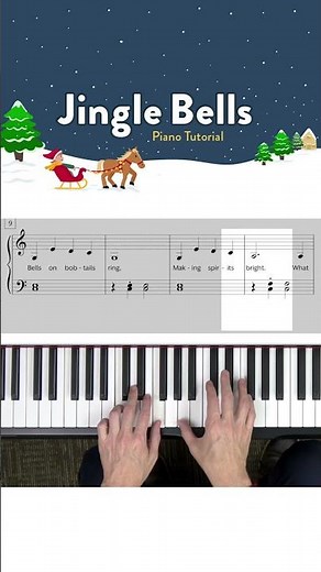 Piano Tutorial - Jingle Bells Jazzy