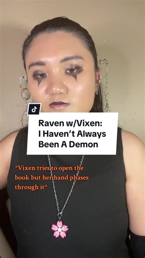 Vixen, a middle heavenly official, helps (demon lord) Raven gain access to a book that can save (heavenly commander) Silverfang’s life. #Ravenlore🐦‍⬛ #usernameoc #oc #occosplay