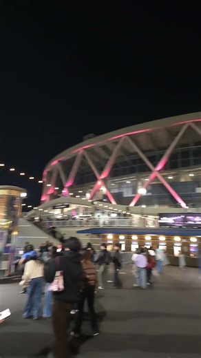 Inside of Oakland Arena for TWICE concert Day 1