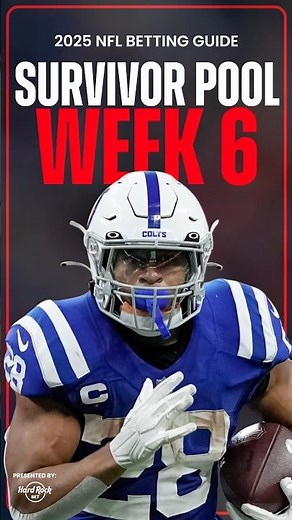 NFL Survivor Pool Week 6 Picks & Predictions! #shorts