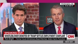 78K views · 2.5K reactions | Dr. Rick Bright, the former vaccine director ousted by the Trump administration after filing a whistleblower complaint about the HHS promoting hydroxychloriquine, says that "hundreds of thousands" of lives would have been saved if Trump and his administration had told the truth and followed the science about Covid-19. | CNN | Facebook