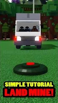 Roblox Build a Boat for Treasure Easy & Simple Tutorial Land Mine with Sensor Block #roblox #babft
