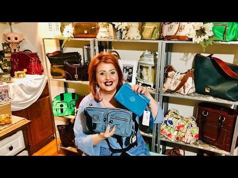 KIPLINGS review and showing my new blue KIPLINGS #bags #review #kipling