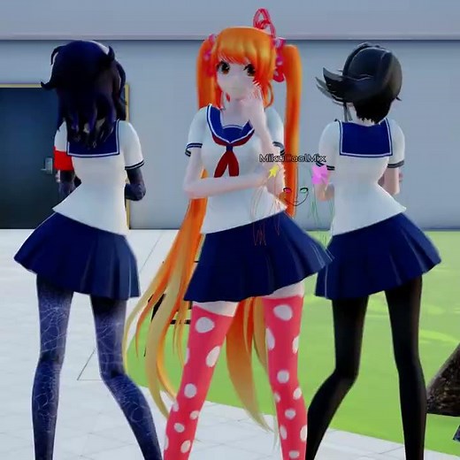 MMD Yandere Simulator Brooklyn Blood Pop Dance