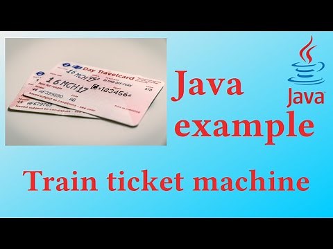 Train ticket machine - Java Example