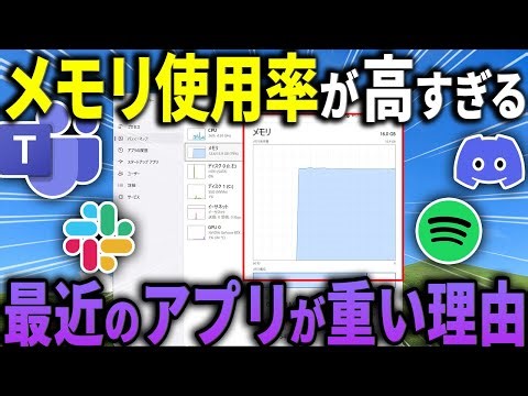 【PCが重い原因】あるアプリがメモリを大量に使っている場合があります。原因と対策を解説｜Wondershare Recoverit