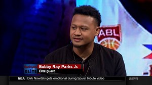 45K views · 405 reactions | 2018 second overall pick Bobby Ray Parks Jr. spoke about following the footsteps of his father, PBA Hall of Famer Ray Parks Sr., as well as joining the Blackwater Elite for the 2019 PBA Commissioner’s Cup. *** Watch #SportsCenterPH every night at 9:30 PM on TV5 or via live stream on ESPN5’s YouTube channel. | One Sports | Facebook
