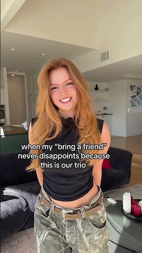 we got a blonde, red head, brunette anything you could possibly want🙂‍↔️ #besties #trio #fypシ madi
