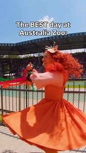Twirling into the Crocoseum on Steve Irwin Day 🧡🐊 Crikey what a fun day dancing with everyone - thanks for joining and celebrating Steve Irwin’s legacy 🫶🏽 | Emma Watkins