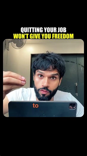Quitting your job will make you a slave