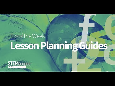 Lesson Planning Guides | STEMscopes Math