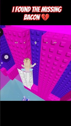 I found the missing Bacon 😔 #roblox #games #shorts #trending