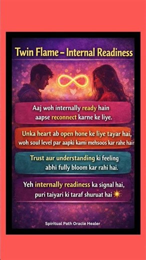 Twin Flame Internal Readiness Energy Today — Kya Aaj Reconnect Ka Divine Signal Aa Raha Hai?