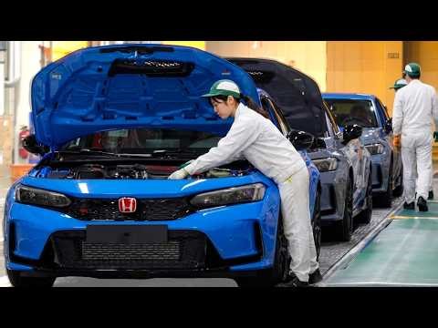 Honda Civic Type R Supercar Production line – Japan Factory tour (Manufacturing process)