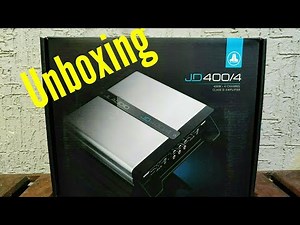 Unboxing JL Audio JD 400/4, Class D Four Channel Amplifier