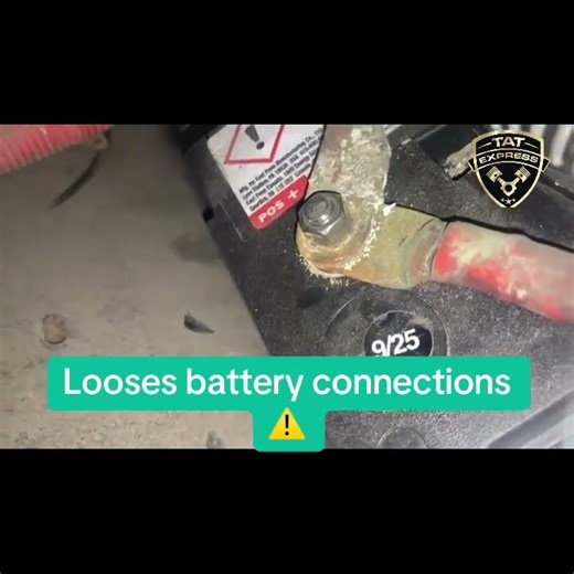 🔋 Loose Battery Connections? Don’t Ignore Them! ⚡