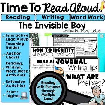 The Invisible Boy Activities Back to School Read Aloud Books and Activities Plan