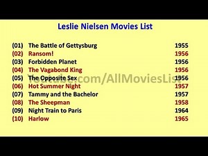 Leslie Nielsen Movies List