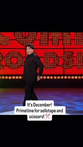 It’s December! Primetime for sellotape and scissors! ✂️ #michaelmcintyre #comedy #standupcomedy #december #christmas #xmas | Michael McIntyre
