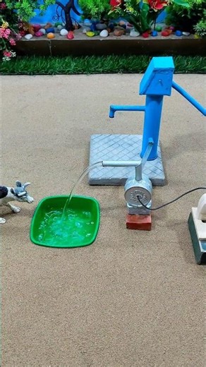 water pump making and mini water hand pump project # 789