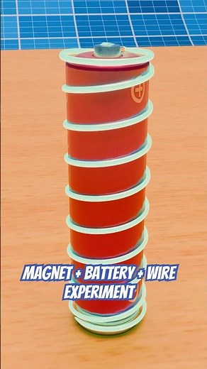 How a Simple Battery Turns Copper Wire into a Spinning Motor ⚡